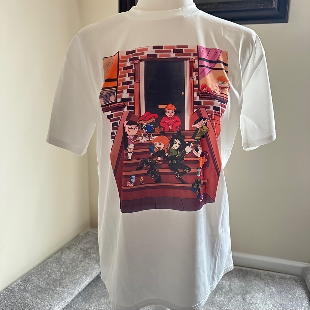 Streetwear Cartoon Graphic T-Shirt Crew Neck Short Sleeve | Trendy Boutique Top
